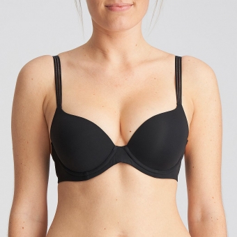 MARIE JO Louie BH Push-Up Schale gefttert, Schwarz 