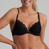 MARIE JO Cathia BH Push-Up gefttert, Schwarz